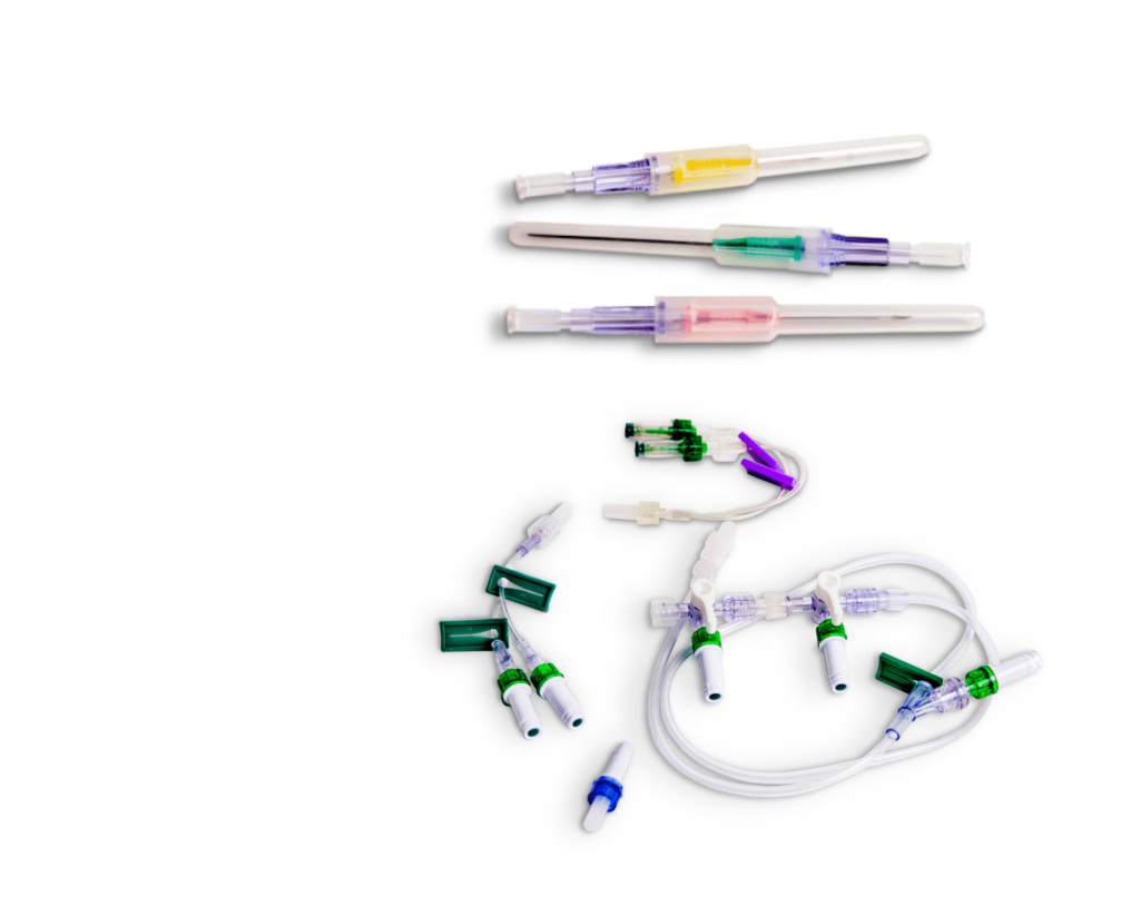 IV sets and connector products.