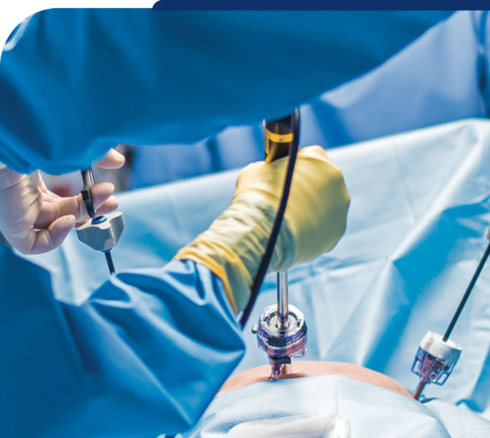 Handling technology during surgery.