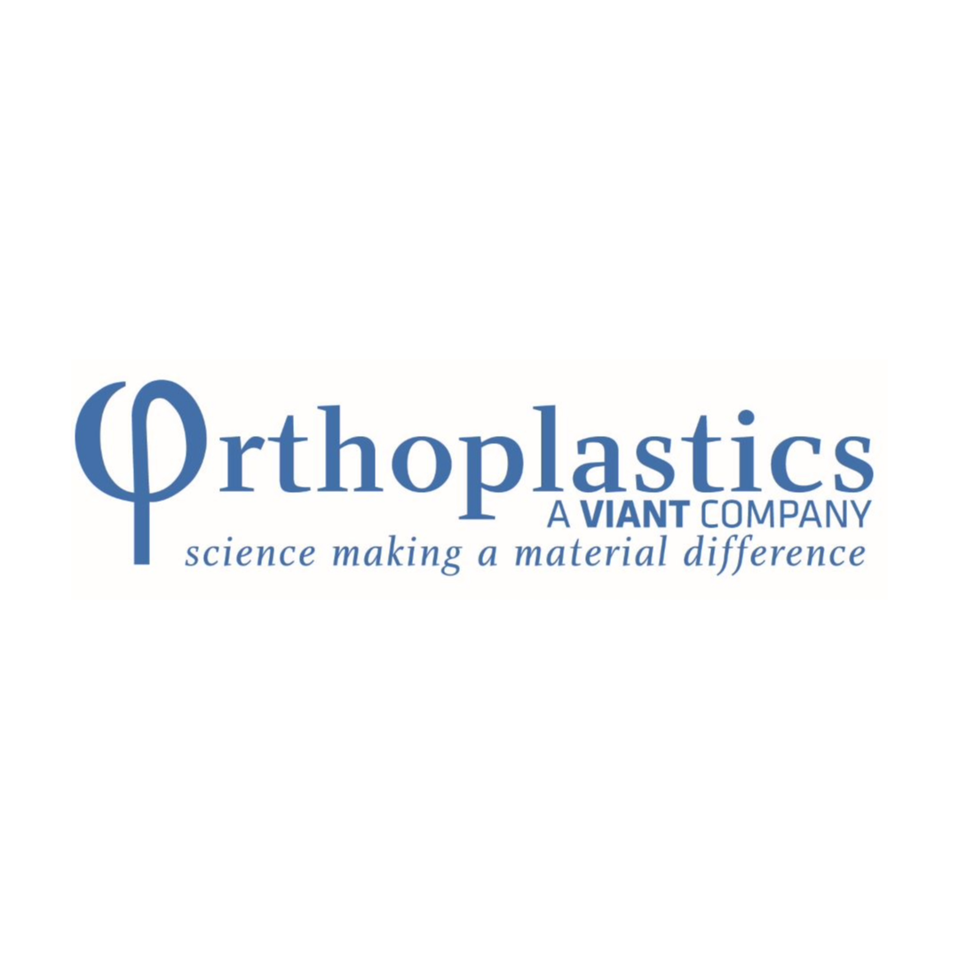 logo for Orthoplastics - A Viant company - science making a material difference