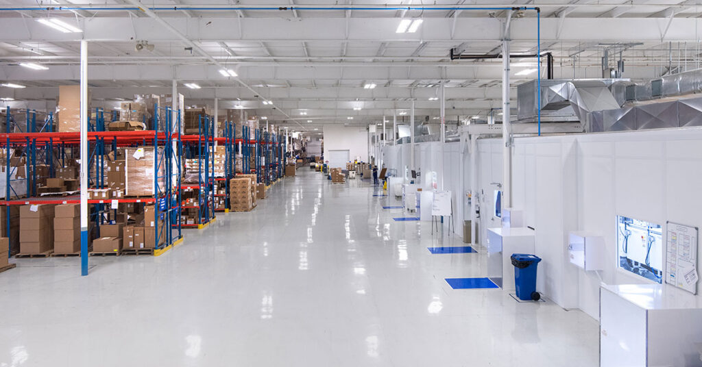 Interior of Viant's Grand Rapids, Michigan facility.